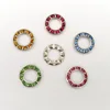 Free Shipping 400pcs Mix Colors 17mm Rhinestone Button For Hair Flower Wedding Invitation DIY Flower Centerpiece LSRB1025 5