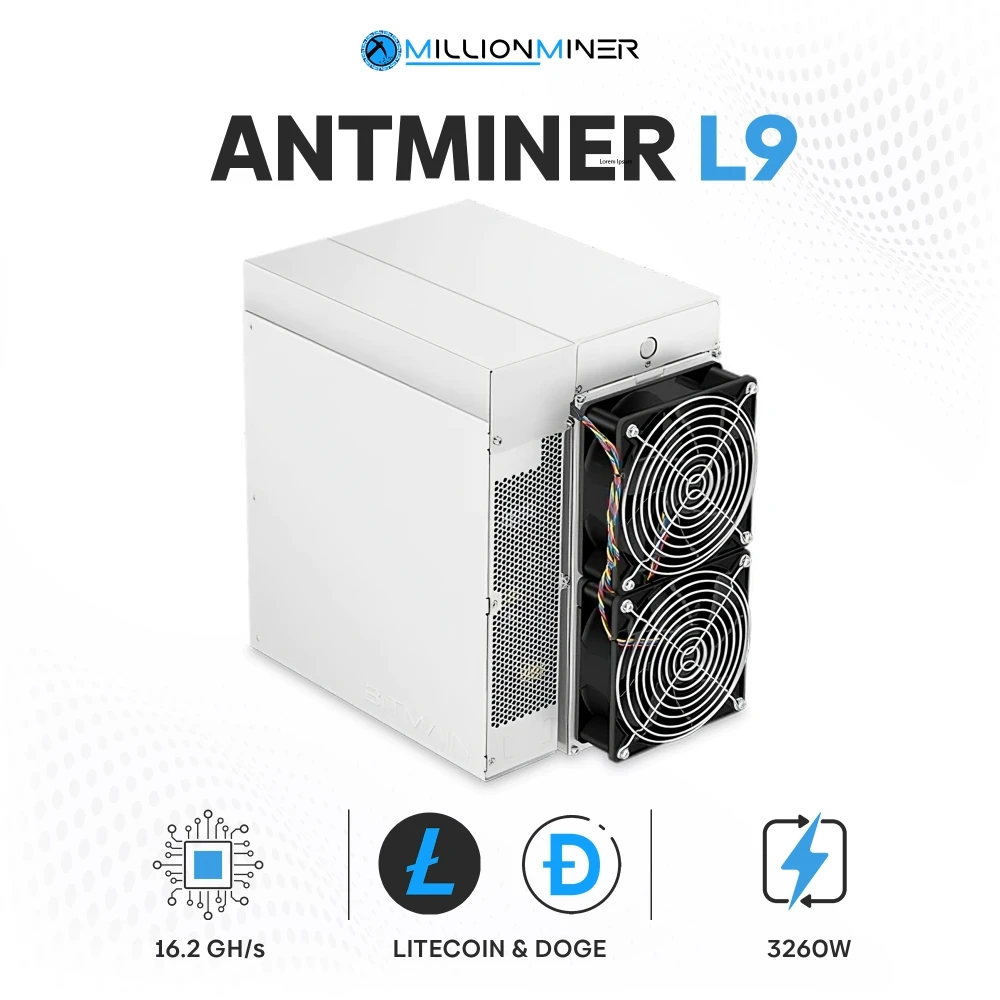 BN Buy Bitmain Antminer L9 (16,2Gh) Scrypt (DOGE/LTC) Miner, 2 Get 1 무료
