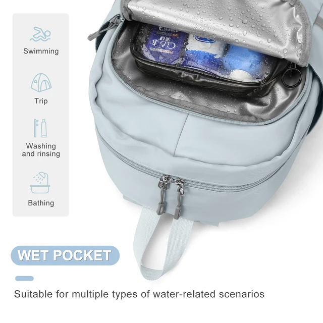 Gym Backpack for Women with Shoes Compartment & Wet Pocket Lightweight Large Travel Backpack Waterproof Sports Backpack Gym Bag 3