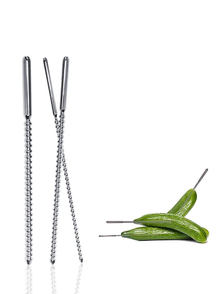 Male Urethral Sounds Metal Penis Plug Uretrale Stimulator Stainless Steel Urethral Catheters Dilators Adult Sex Toy