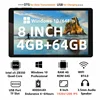 64bit New 4GB RAM 64GB ROM 8.0 INCH Windows 10 1.44GHz X5-Z8350 CPU Tablets 1920x1200 IPS Quad Core 5.0MP Rear Camera Tablet PC 1