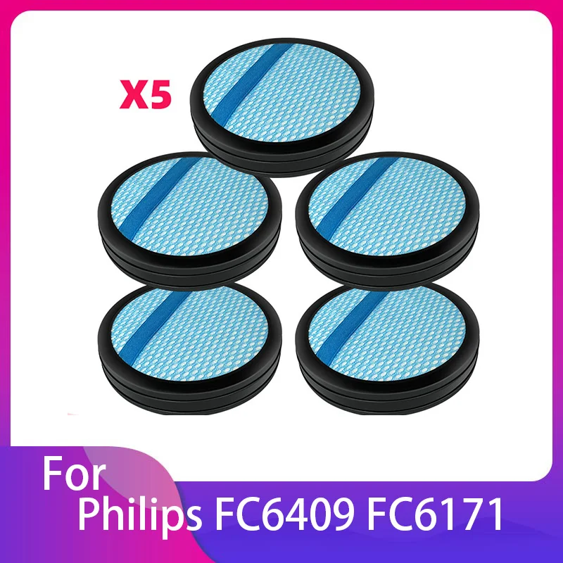 Filtro In Schiuma Lavabile Con Guarnizione Per Philips PowerPro Duo/Aqua - Ricambio Per CP9985, Diametro 88 Mm, Altezza 16 Mm