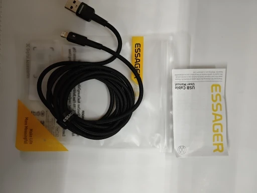 Essager Fast Charging For iPhone Usb Cable 11 12 13 Pro Max Mini Xs Xr X SE 8 7 6 Plus 6s 5 5s 2.4A Wire For iPhone Charger Cord photo review