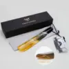 Natural Tibetan Yak Horn Shoe Horn - Handcrafted, 8.7" to 9.4", Portable Travel Size, Perfect for Men, Women, or Kids, Durable a 4