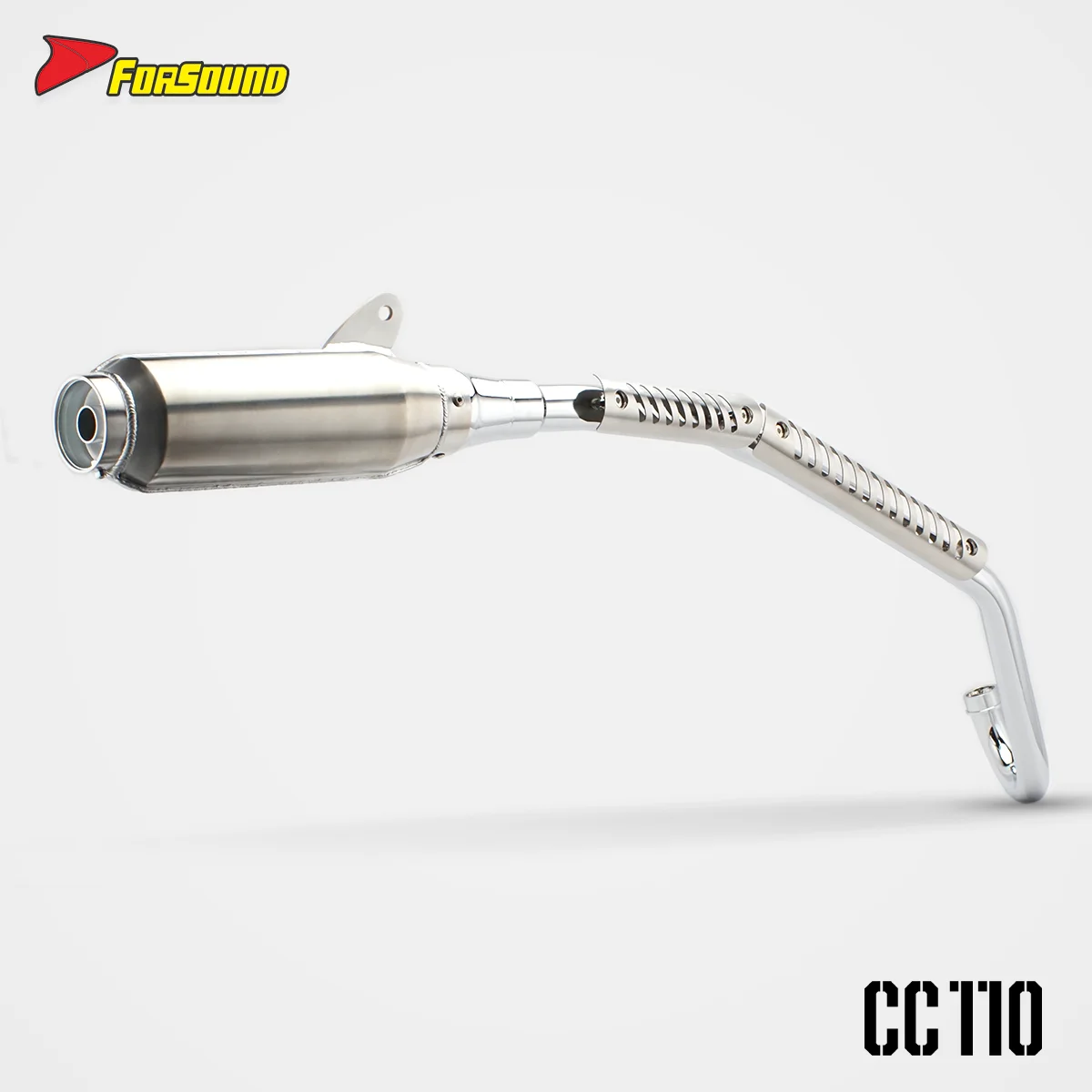 Cubpipe RS For Honda Cub CC110 exhaust pipe classic Monaca style muffler retro ...