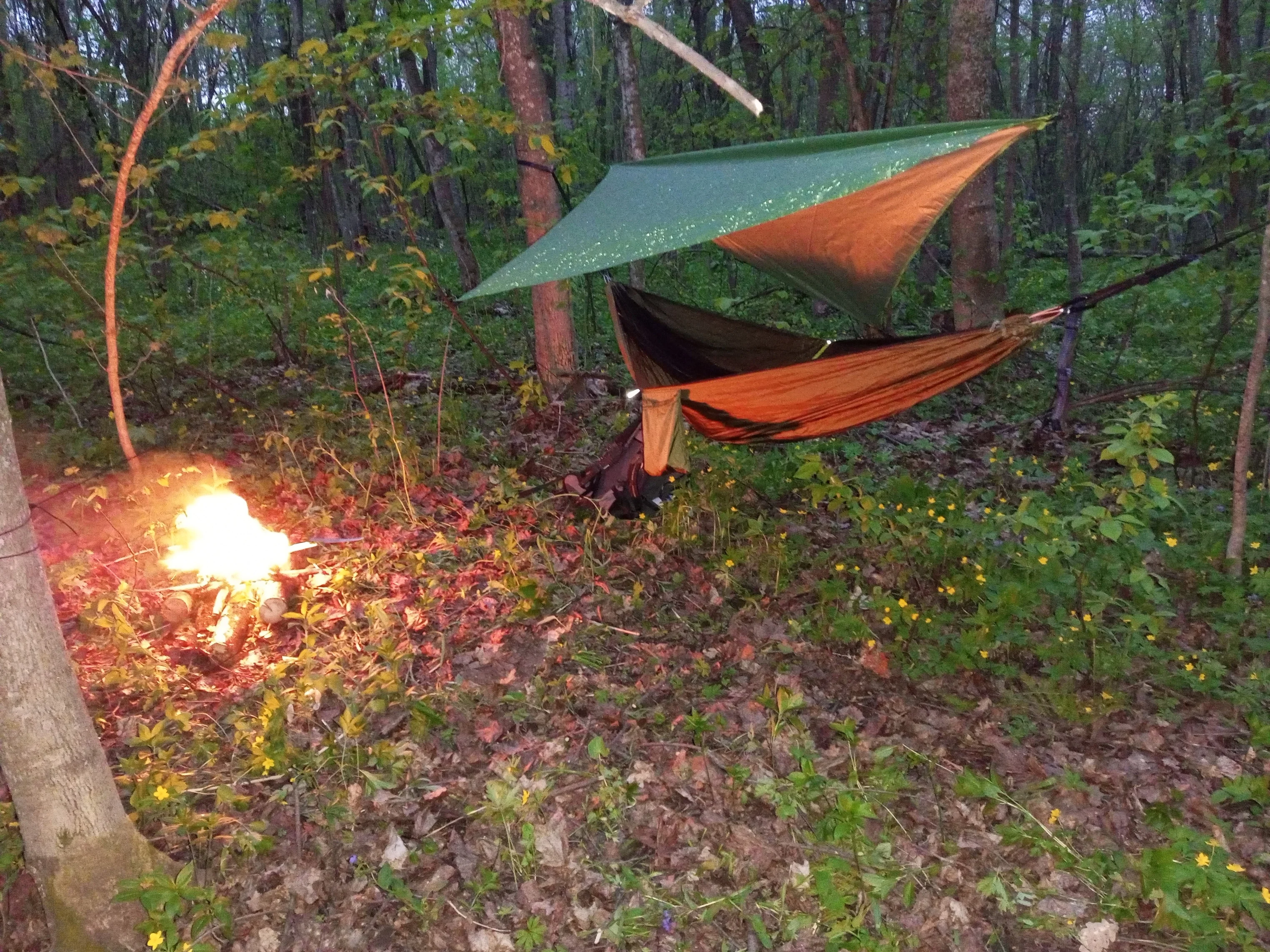 Bivouak™ Hamac de randonnée avec moustiquaire et bache