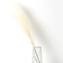 Pampas Grass Artificial Bouquet for Stylish Home and Garden Decor (Beige)