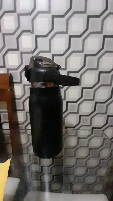 Garrafa Térmica de Viagem Aço Inox 1,0L Litro Água Café com Alça Camping Trilha Acampamento photo review