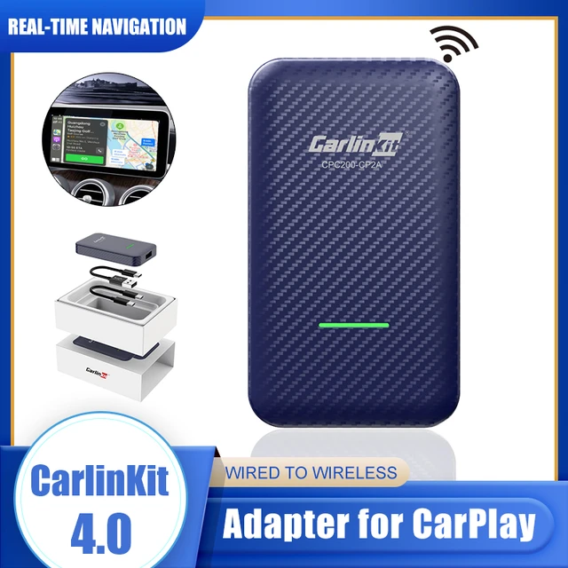 Original CarPlay to Wireless CarPlay Adapter 4.0 Mini Box Wireless Android  Auto Car Accessories 5.8GHz 0.75W 2022 New 1pc - AliExpress