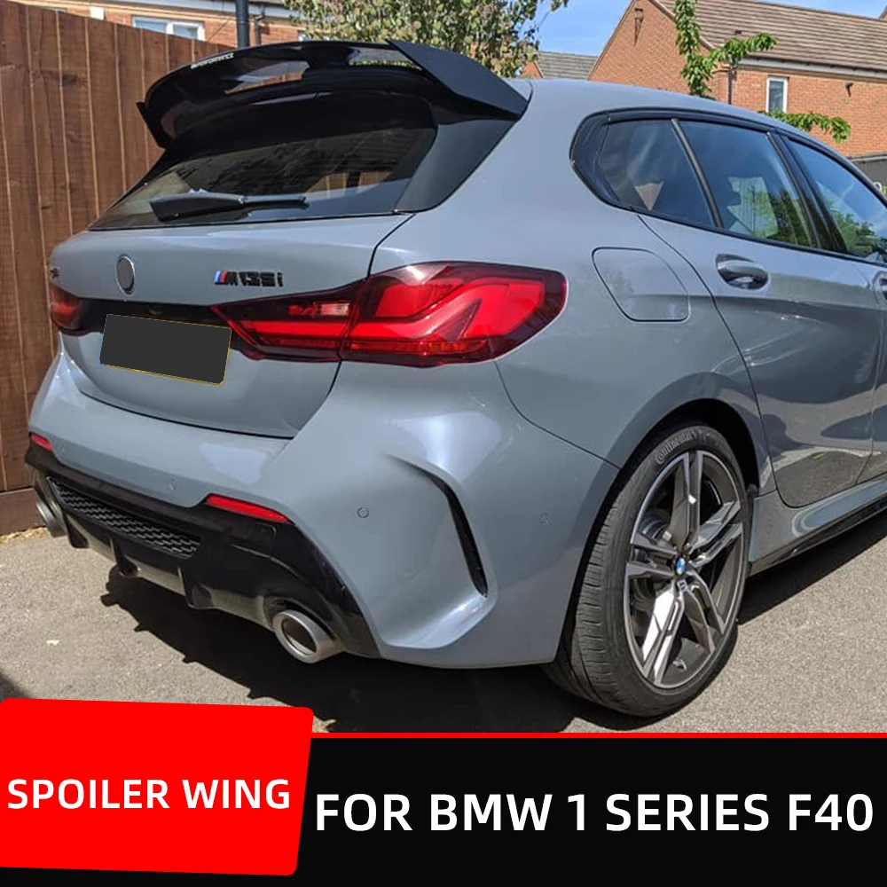 M Performance Style Tetto Posteriore Tronco Coperchio Spoiler Ali Per Bmw F40 128I 135I Abs Nero Carbonio Idro Immersione Accessori Esterni