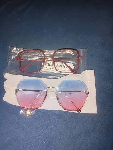 Polygonal Metal Sunglasses Women Retro Luxury photo review