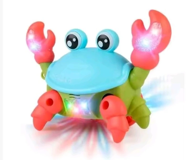 Brinquedo Caranguejo Fujão Musical Som Luz E Movimento photo review