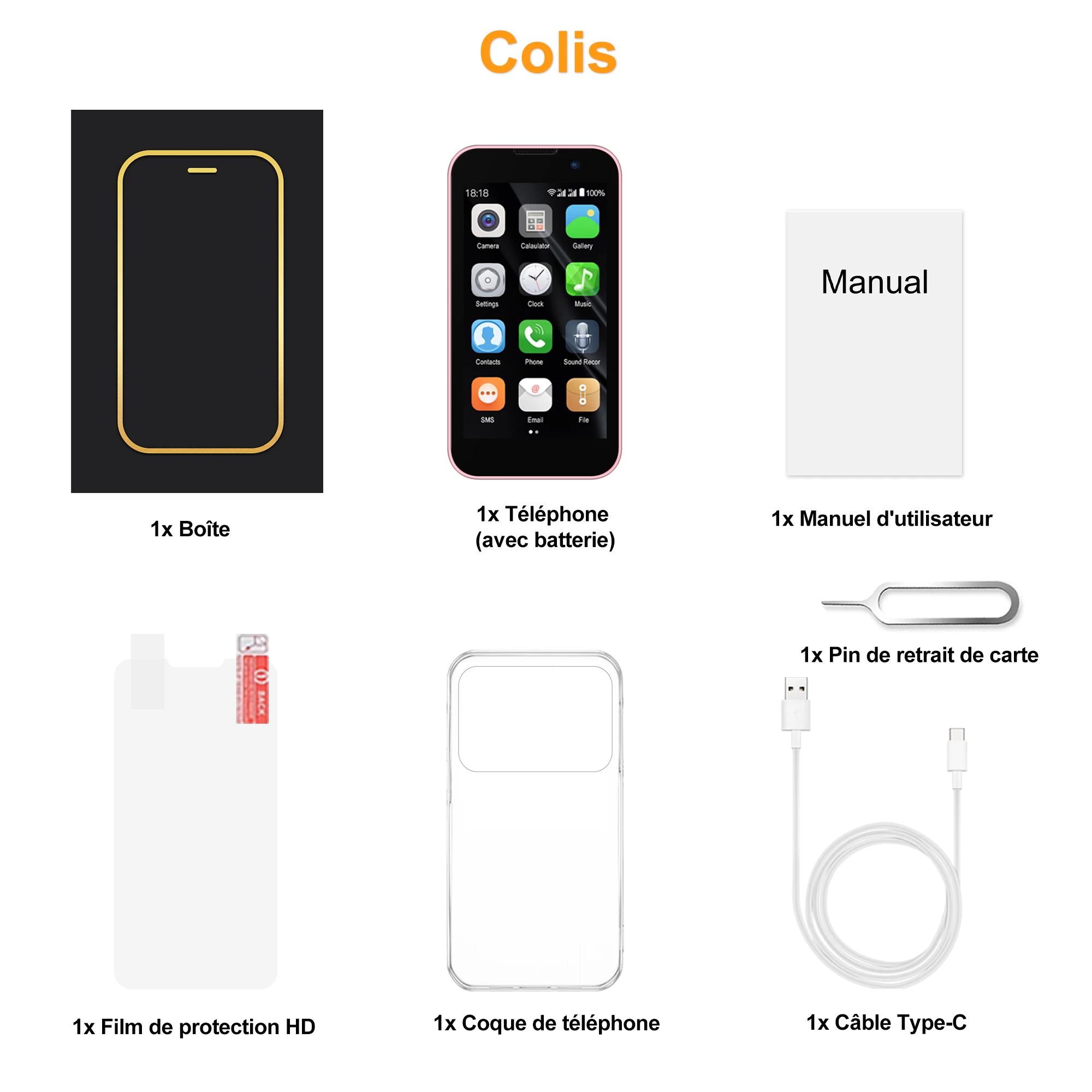 Mini Smartphone Pocket Phone Ultra-Compact Aeafdb335e58542d2bba0120eb810a24ff