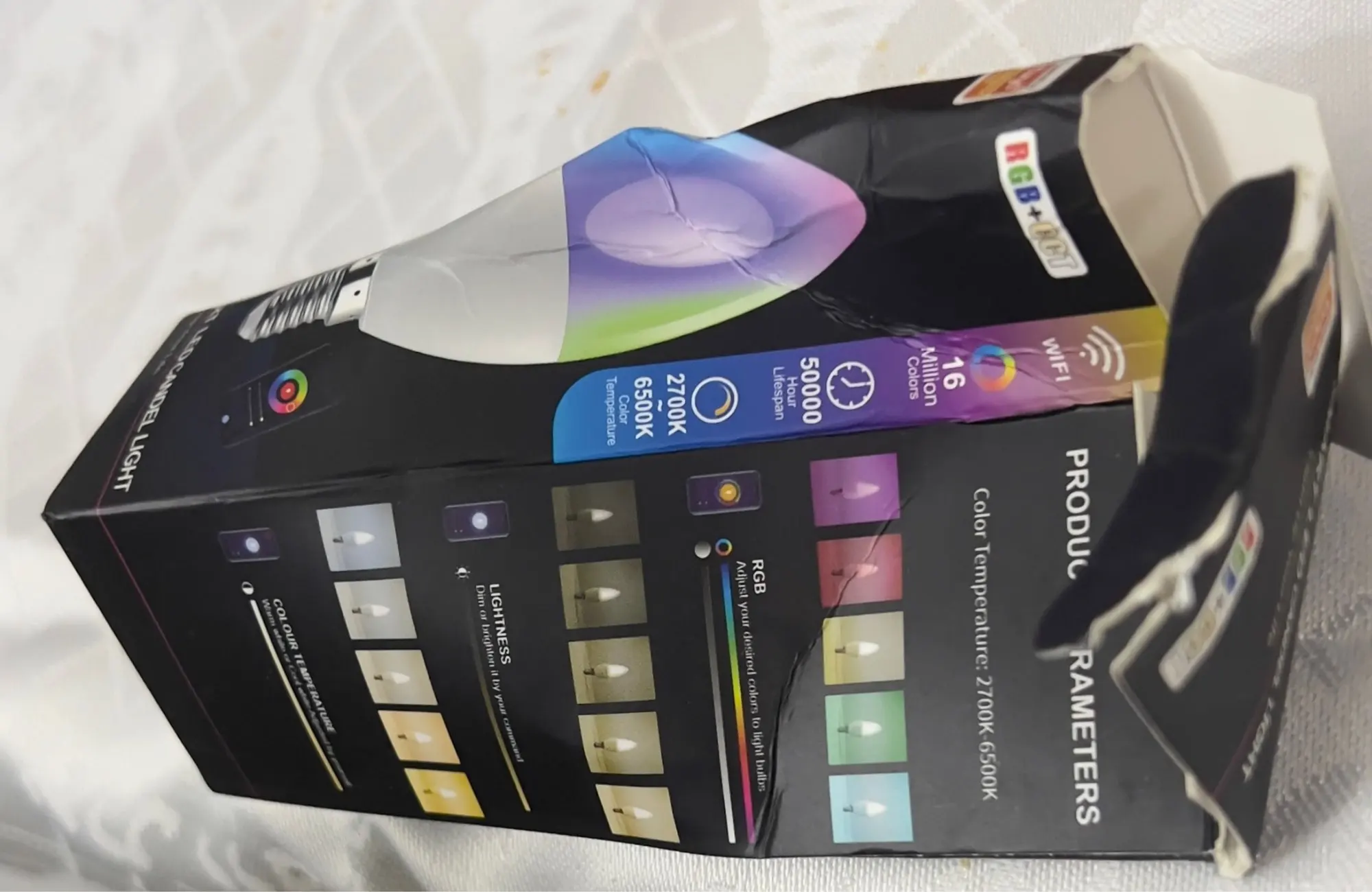 Tuya E14 Candle Lamps APP Control Smart Bulb Bluetooth WIFI RGB 220V LED Light Dimmable Smart Life Room Home Group Crystal Lamps photo review