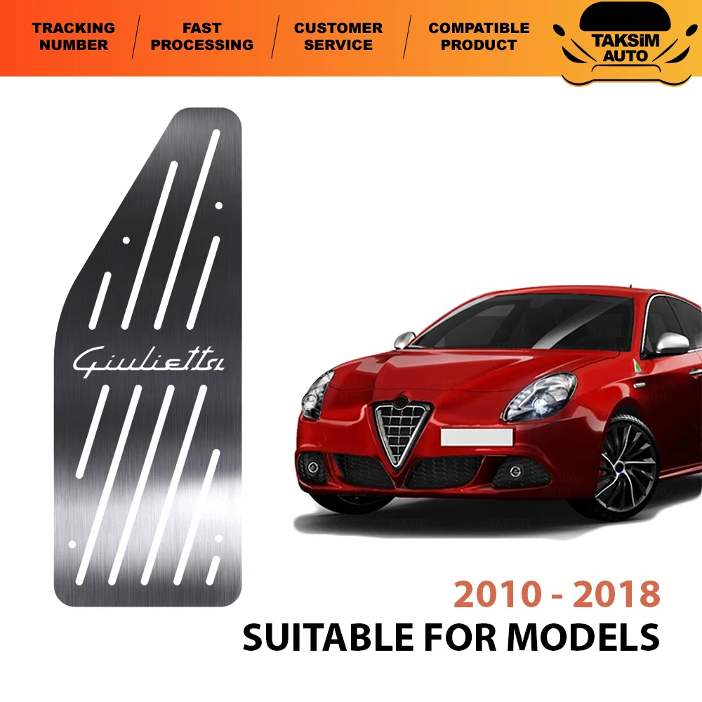 Chrome Foot Rest Pedal For Alfa Romeo Giulietta 2010 2018 Models