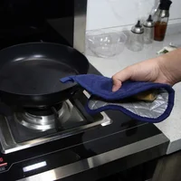 Support de casseroles résistant à la chaleur lavable en machine en coton, coussin d'isolation thermique, trépied, cuisine pour la cuisson et la cuisson, support de four 5