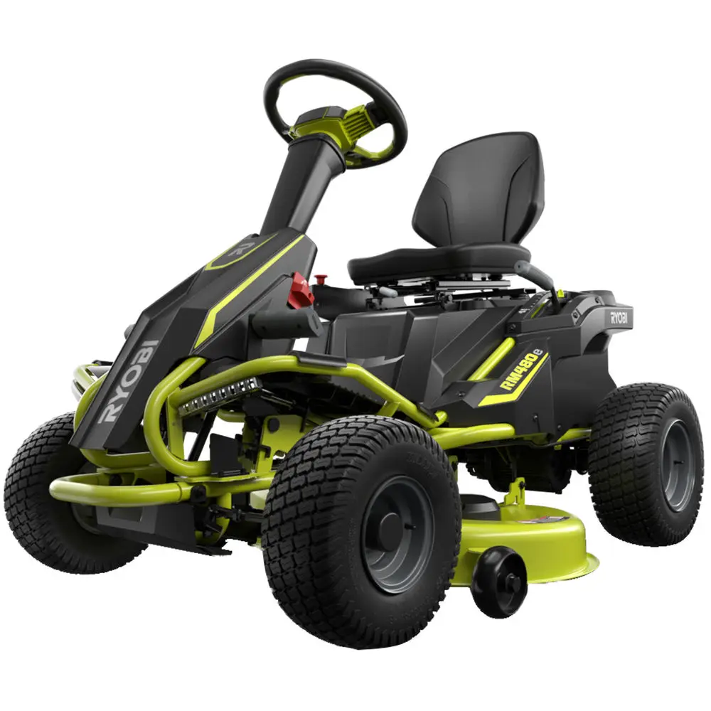 Instant Discount Ryobii RY48110-CMB40 38 IN. 75 AH BATTERY ELECTRIC REAR ENGINE RIDING LAWN MOWER