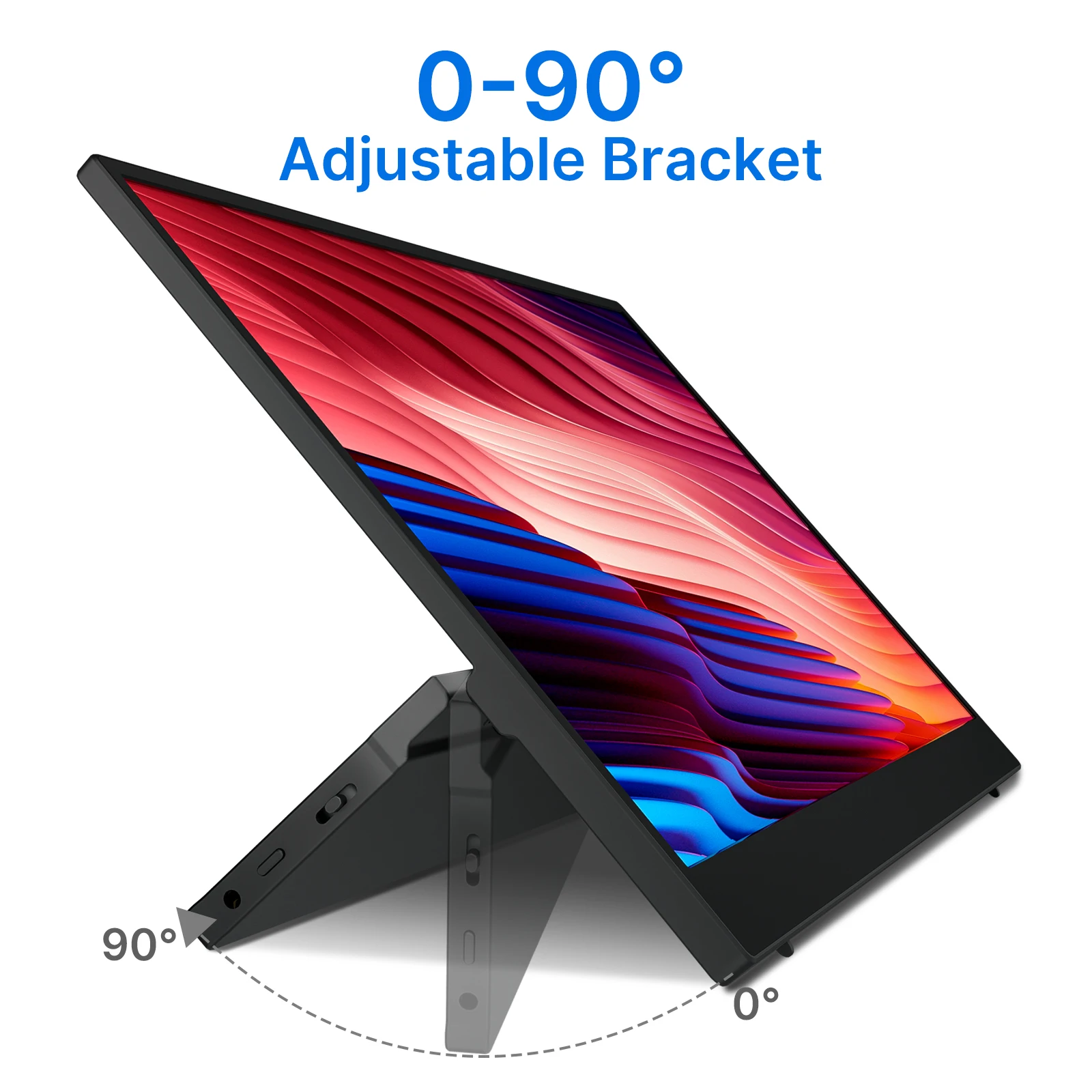Dopesplay 14.1/15.6/16 Inch Portable Monitor 1080P FHD IPS USB-C Mini-HDMI Game Screen For Laptop Mac Phone Xbox PS4/5 Switch 3