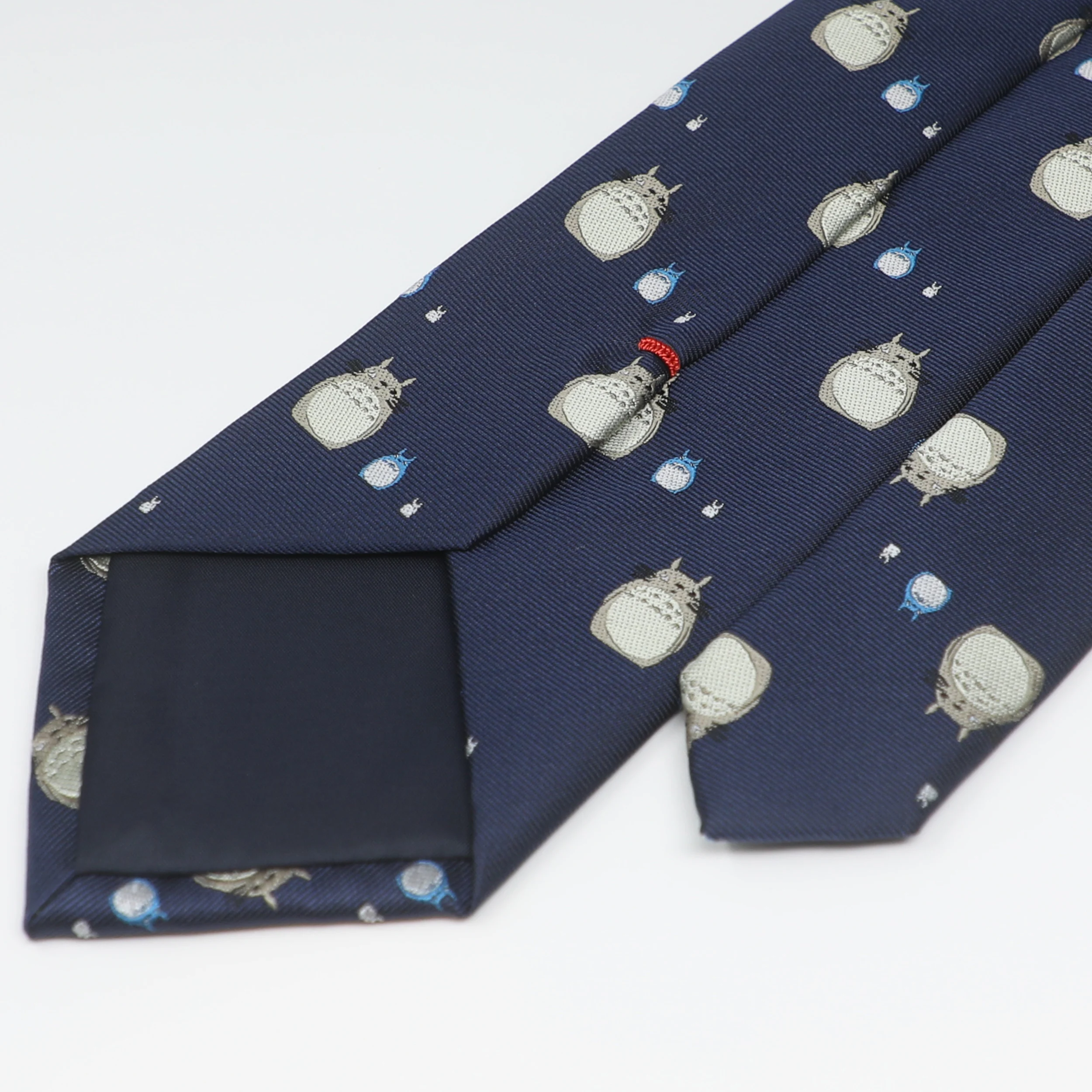 Comic Anime Movie Character Manga Theme Animal Pattern Tie Men Necktie