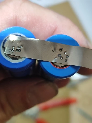 AWithZ 90 Gears Adjustable Spot Welder Portable Handheld Spot Welding Machine Energy Storage Spot Welding DIY for 18650 Battery photo review