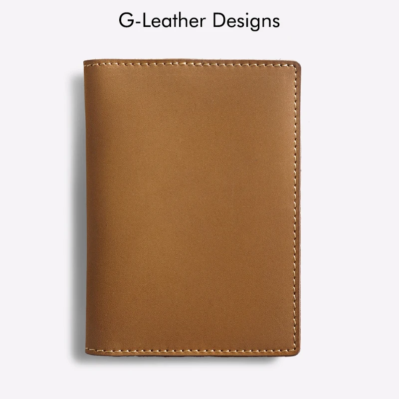 Genuine Leather Passport Holder Cover Oil Wax Leather Credit Card Case Travel Wallet Document Organizer