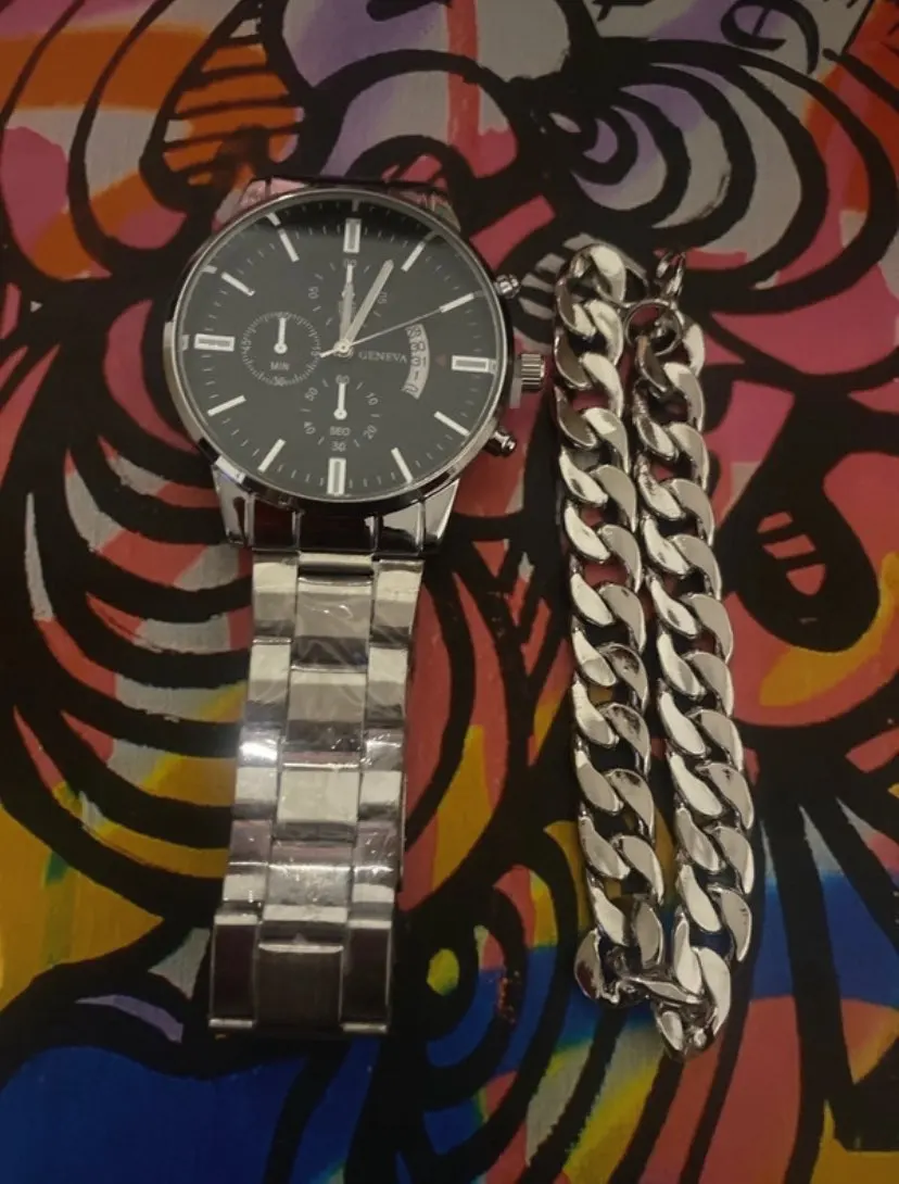 Fashion Men's Stainless Steel Watch photo review