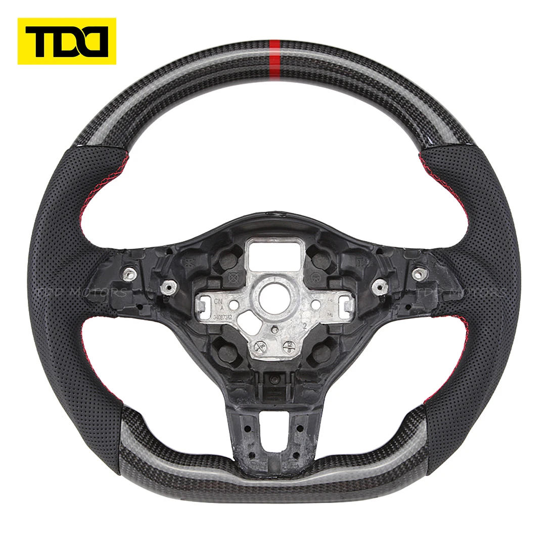 폭스바겐 골프 GTI MK6 용 TDD 탄소 섬유 스티어링 휠 코어