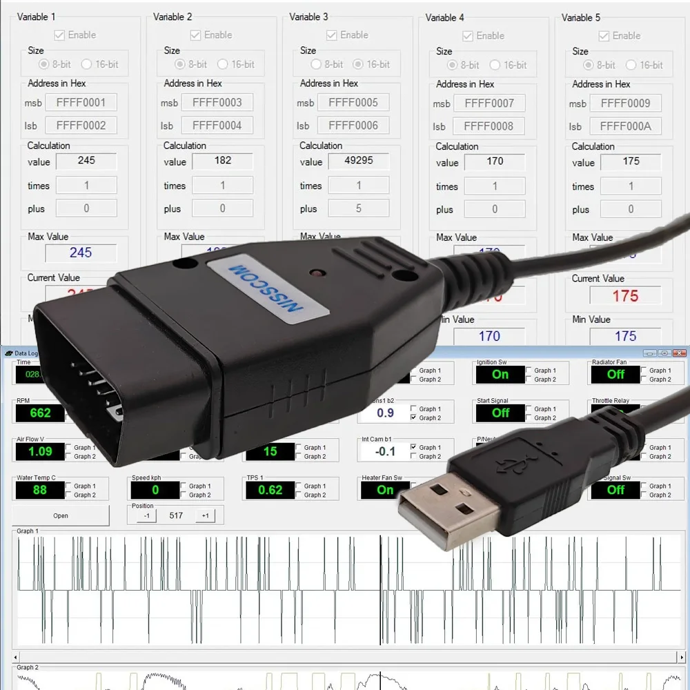 ITCARDIAG NISSCOM per Nissan & Infiniti OBD2 strumento diagnostico per ECM BCM TCM ABS SRS Immobiliser chiave angolo di sterzo sensore Reset - Image 6