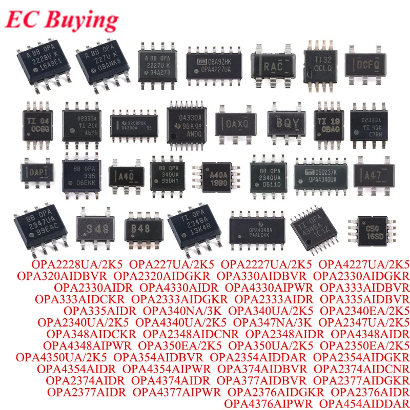 1-10 Stück OPA2228UA OPA227UA OPA2227UA OPA4227UA OPA320AIDBVR OPA2320AIDGKR OPA330AIDBVR OPA2330AIDGKR OPA2330AIDR OPA4330AIDR IC