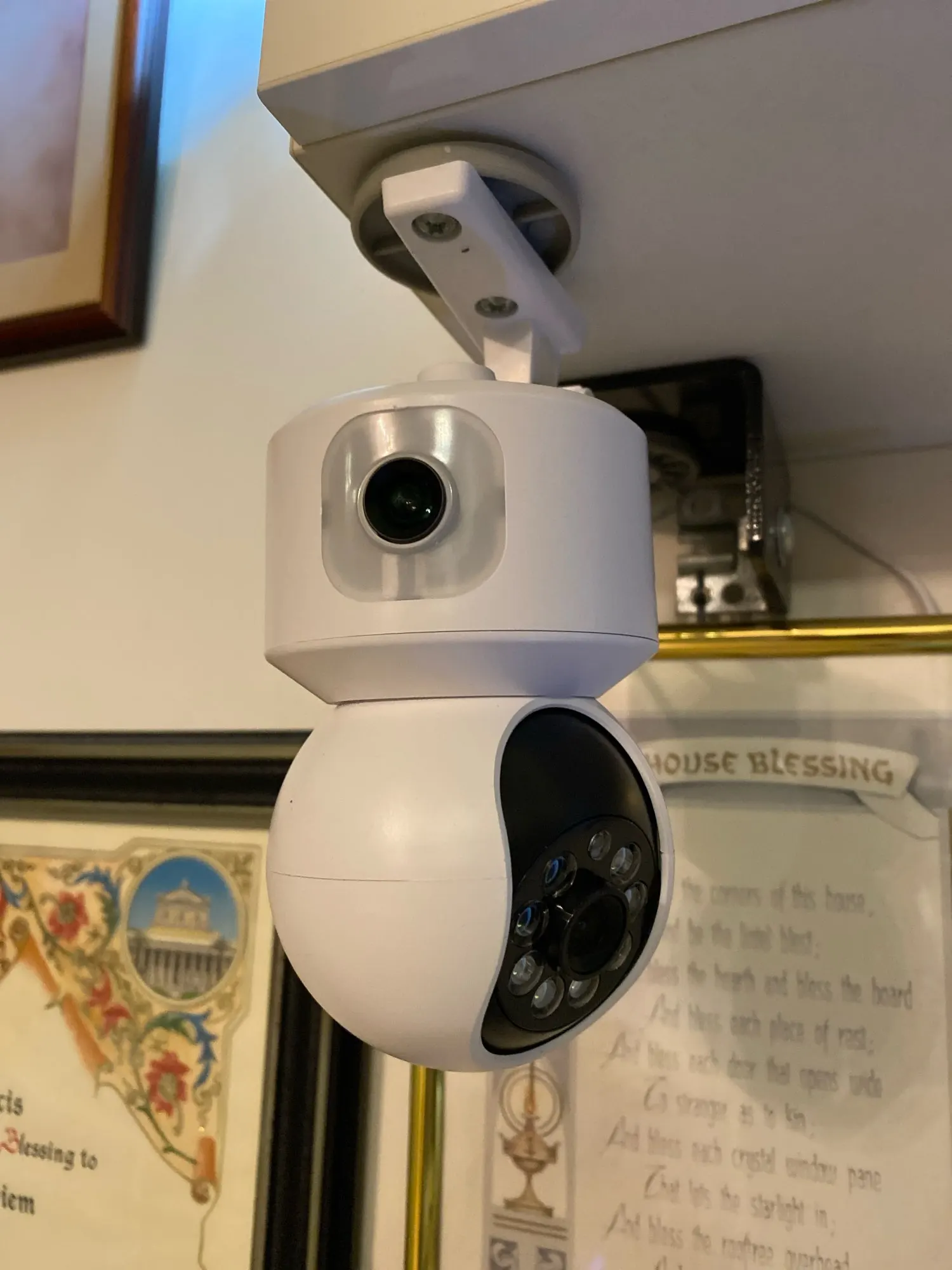 6MP HD Dual Lens WiFi Camera Dual Screen Baby Monitor Ai Auto Tracking Indoor Home Secuiryt CCTV 2-Way Audio Video Surveillance