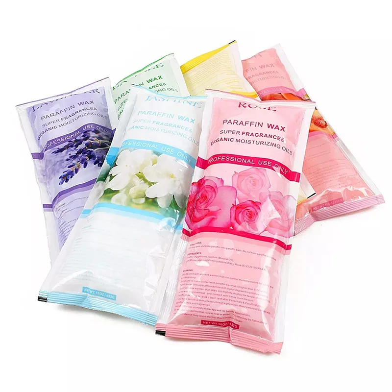 Paraffin Wax Machine Refills Paraffin Wax Block Nourishing Hand Feet For Home Beauty Salon Foot Bath Moisturizing 450g 1BL