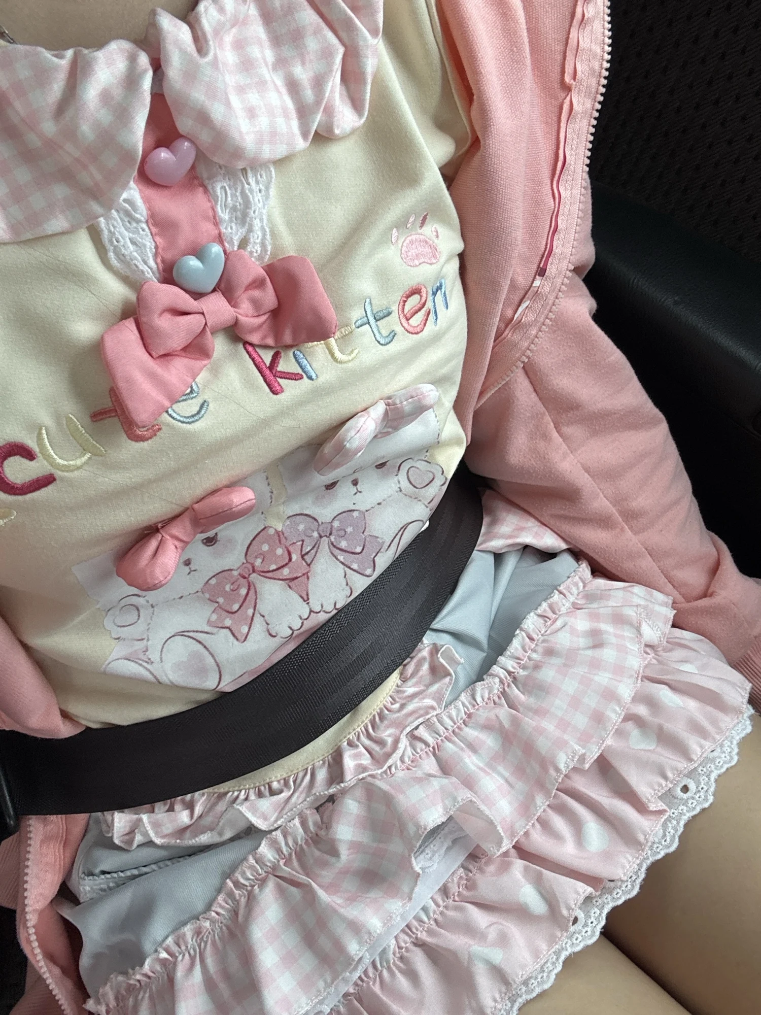 Lolita Style Skirt Top Set - Jojifuku Aesthetic photo review