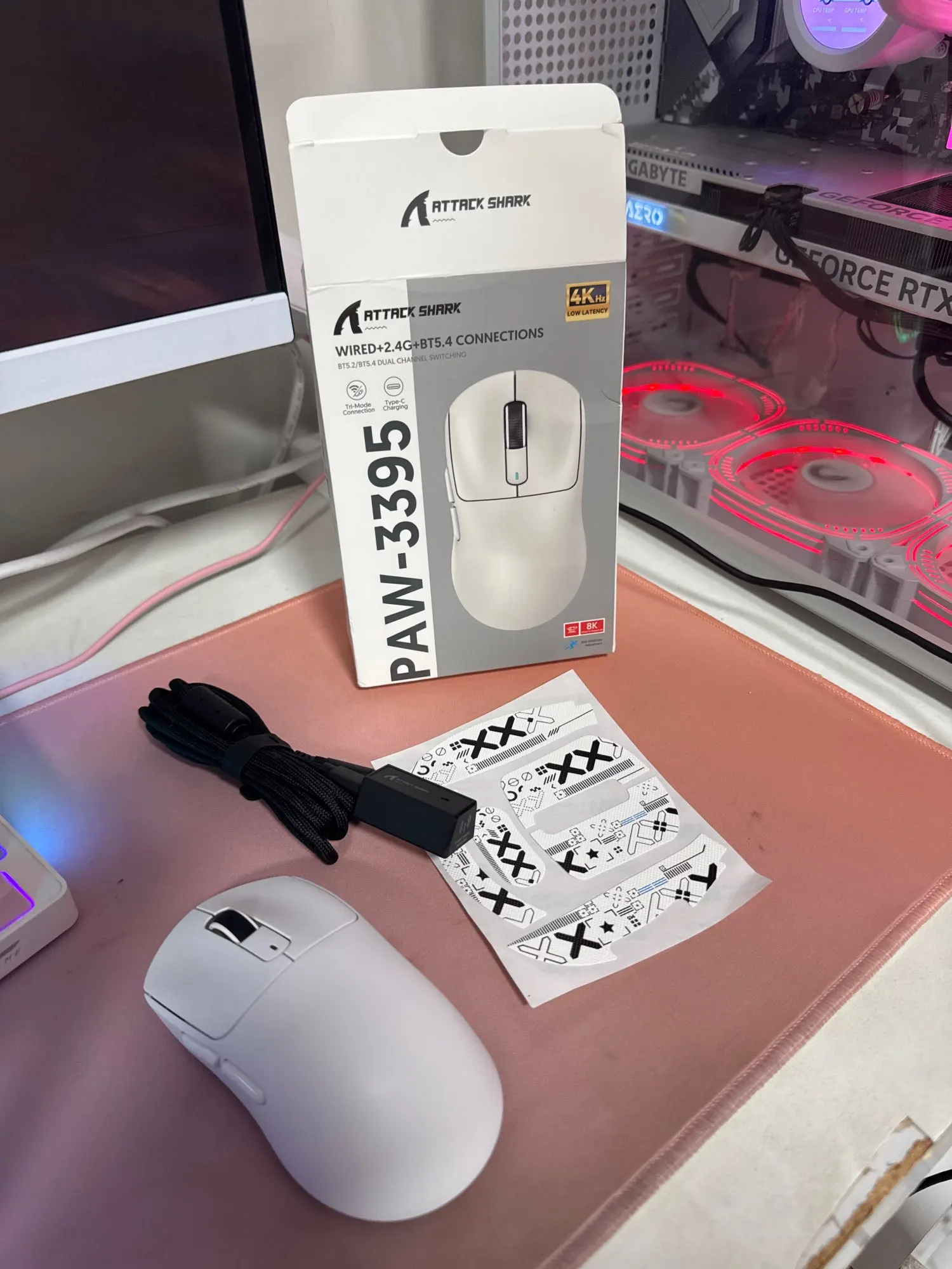 Attack Shark X3Pro Wireless Gaming Mouse 26000DPI Tri-Mode photo review