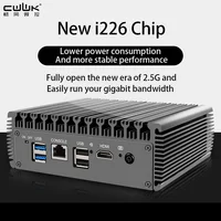 CWWK J6412/J6413 six network ports i226 2.5G soft routing mini host 12th generation low-power fanless industrial computer. 1