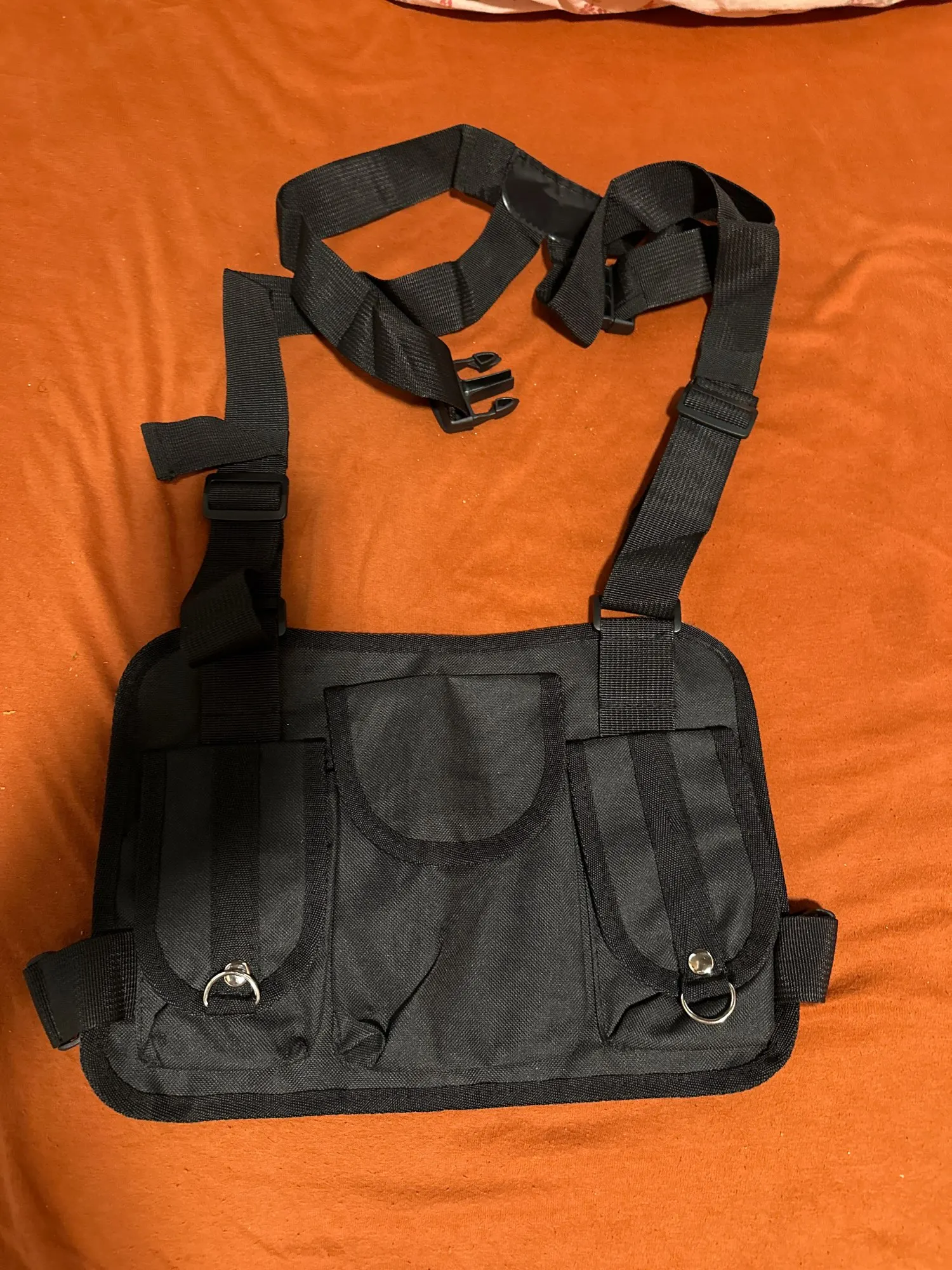 Chest Bag Functional Tactical Streetwear Bag photo review