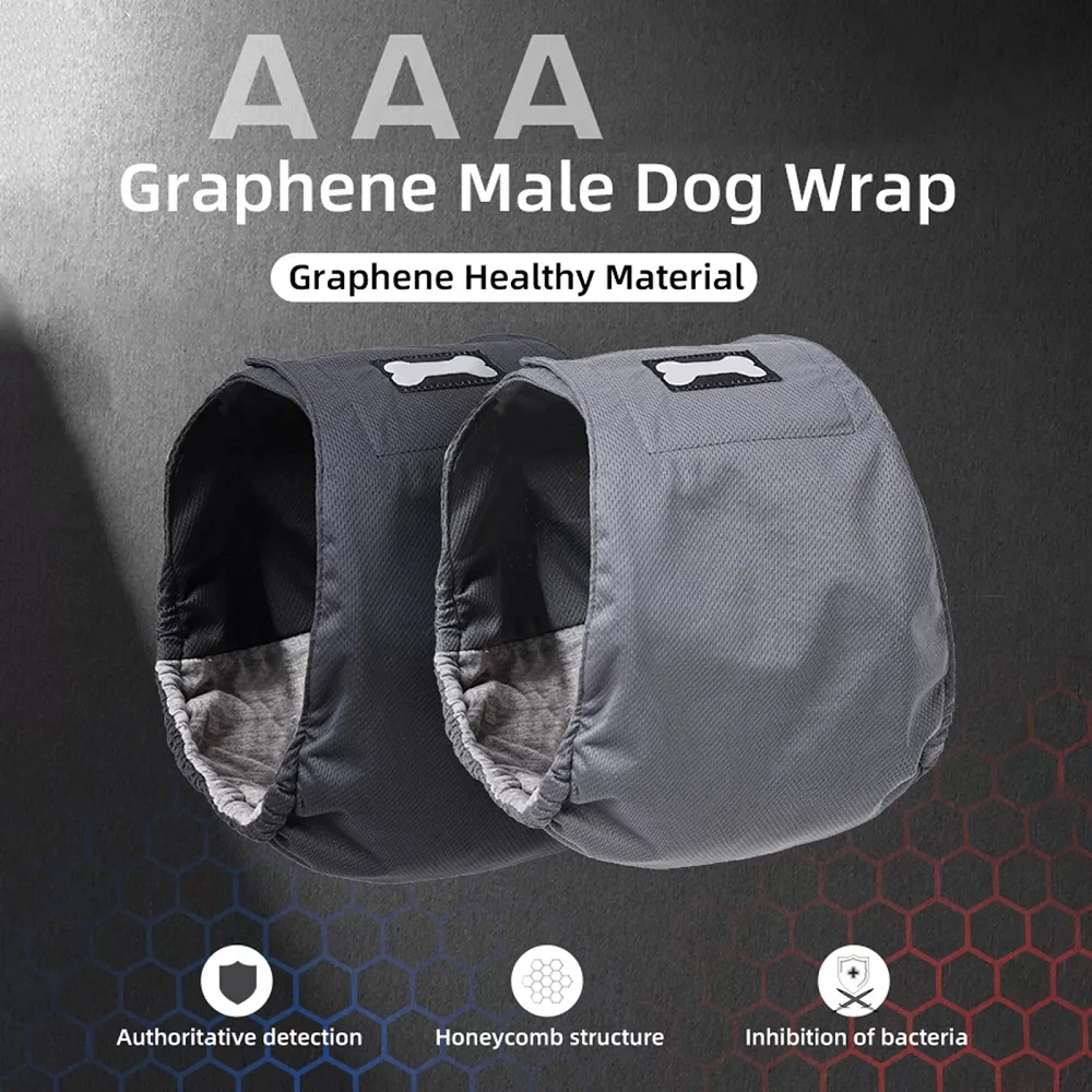 1pcs Washable Pet Diaper for Male Dog