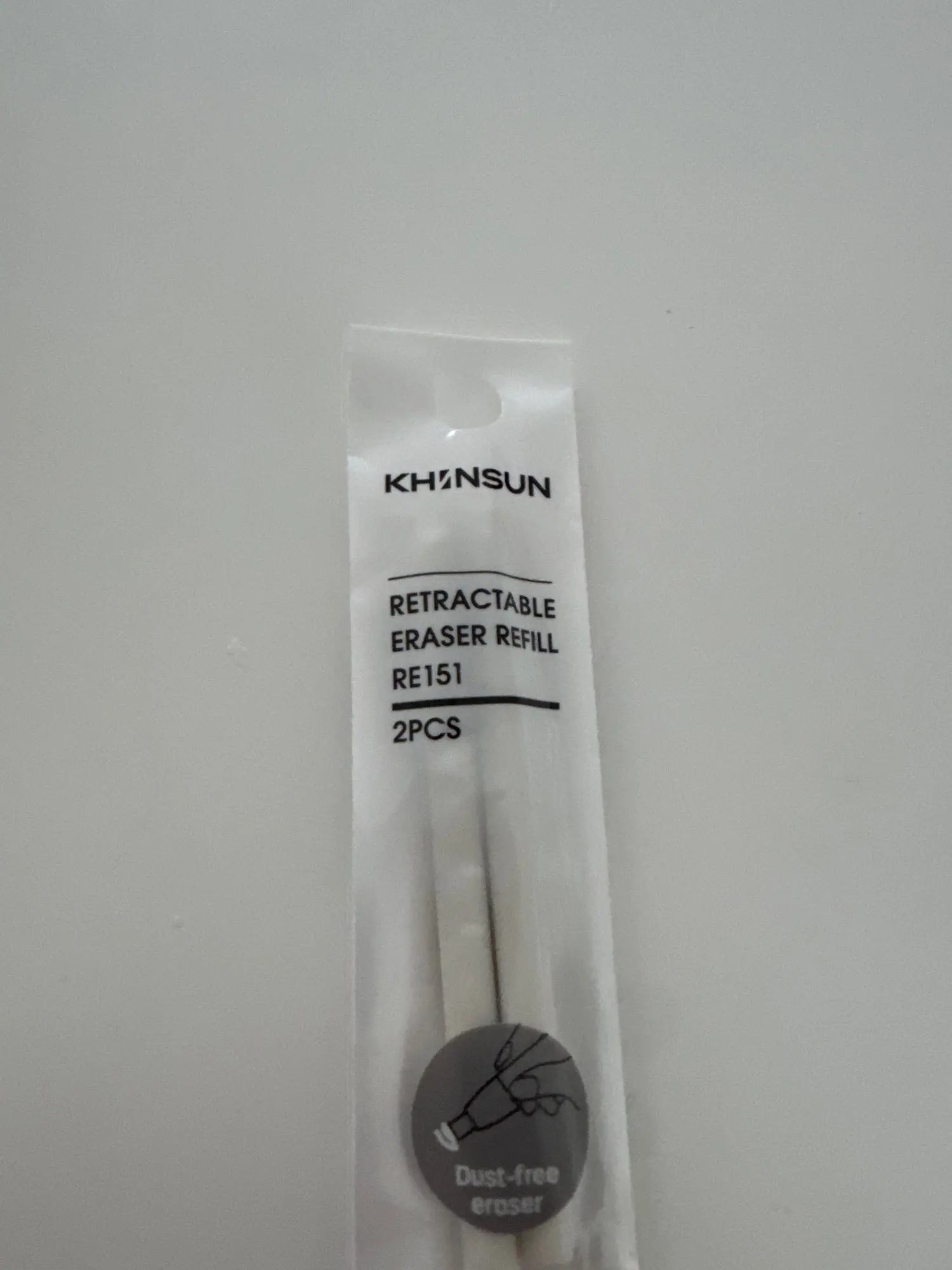 KHINSUN-Borrador de Lápiz retráctil de prensa, suministros de corrección, estilo bolígrafo, escritura de goma, útiles escolares, papelería photo review