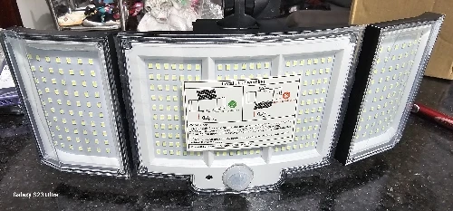 Solar Light Outdoor 328/348 LED Integrated Super Bright Motion Sensor Strong Power IP65 Waterproof 3 Working Modes Garden Wall photo review