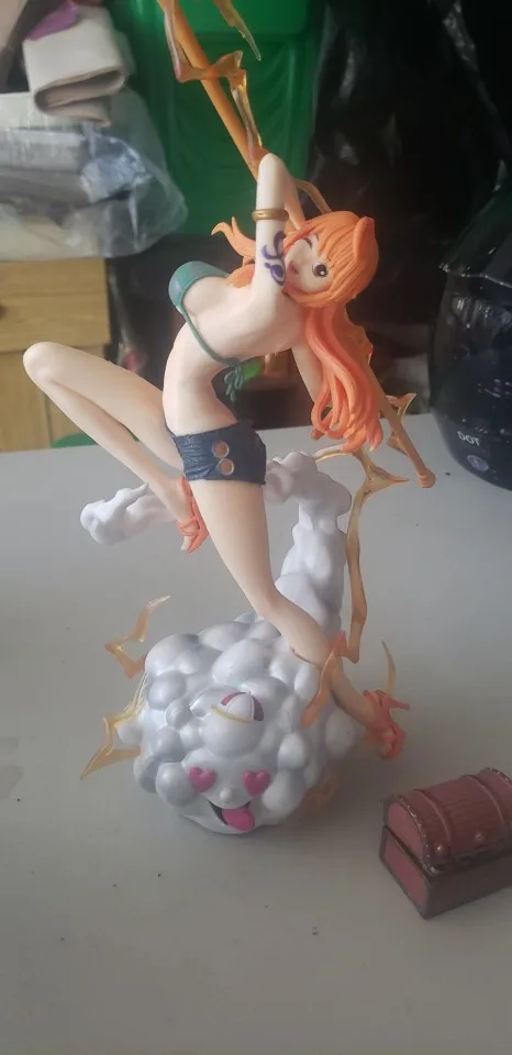 30cm One Piece Anime Figures Nami Figure Zeus Action Figurine Sexy PVC Gk Statue Collectible Model Decoration Ornament Toy Gift photo review