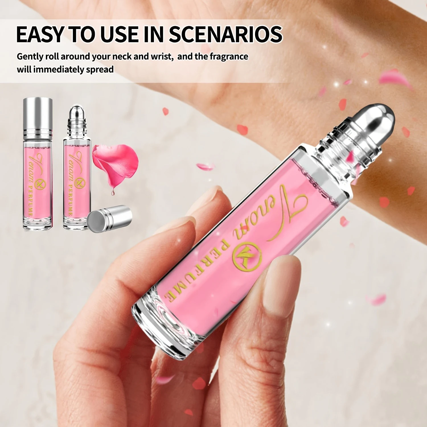 Profumo roll-on ai feromoni, profumo sexy per uomo e donna, profumo a lunga durata per appuntamenti, profumi profumati_voghion.com