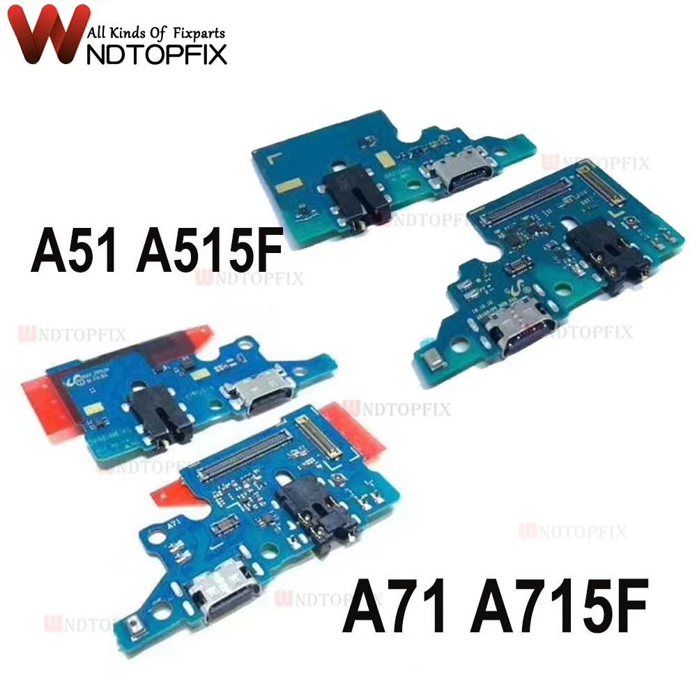 

High Quality Charging Port Connector Board Parts Flex Cable For Samsung Galaxy A51 A71 USB Charging Port For Samsung A515F A715F