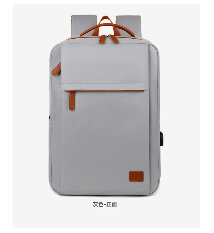 Large Capacity USB Charging Waterproof Backpack Unisex Business Laptop Backpack Stylish Lightweight Travel Bag Trolley Sleeve Sc