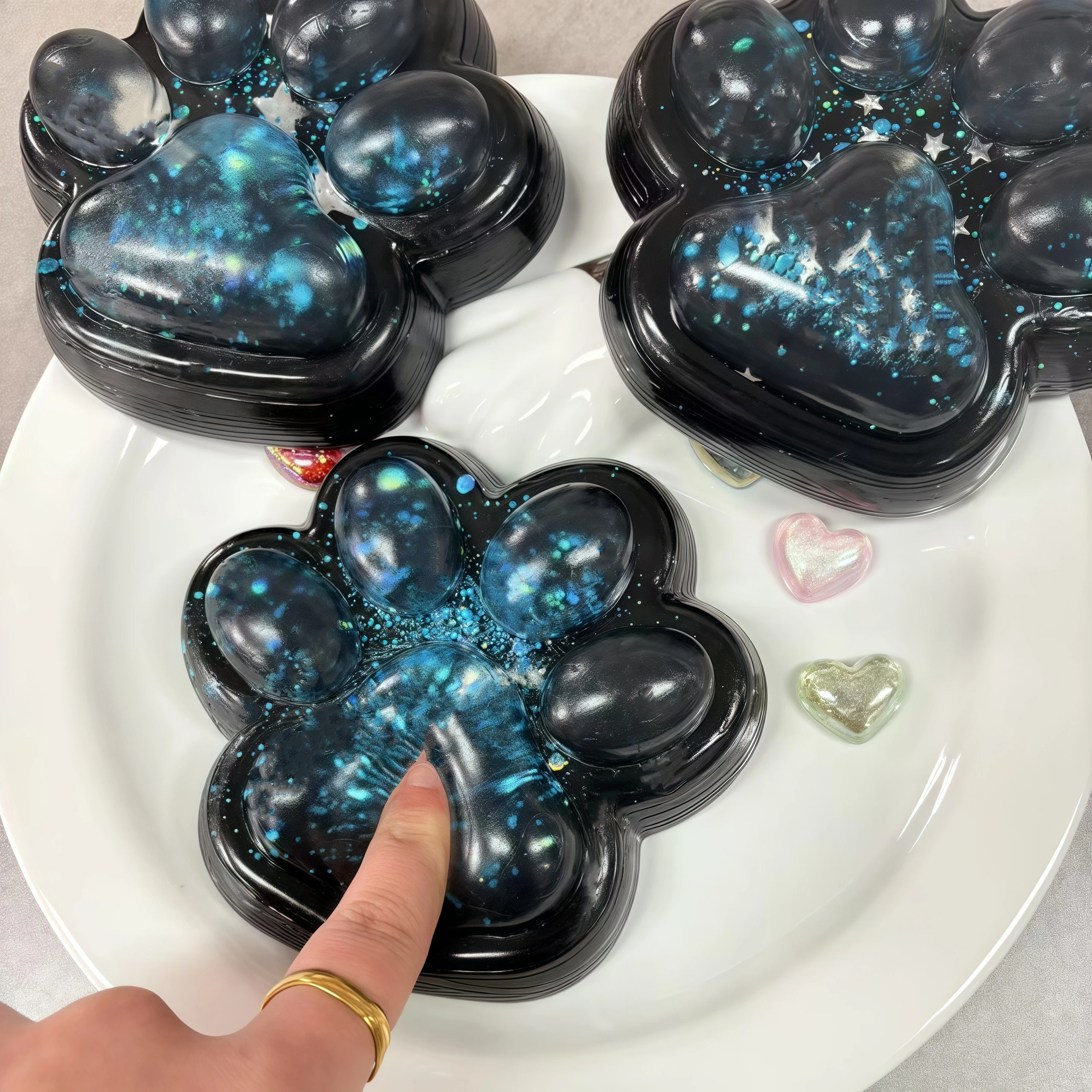 귀여운 큰 고양이 발 짜기 장난감 크리스마스/부활절 선물 사무실 및 휴일 선물에 적합 느린 리바운드, 두꺼운 디자인, anxi 감소