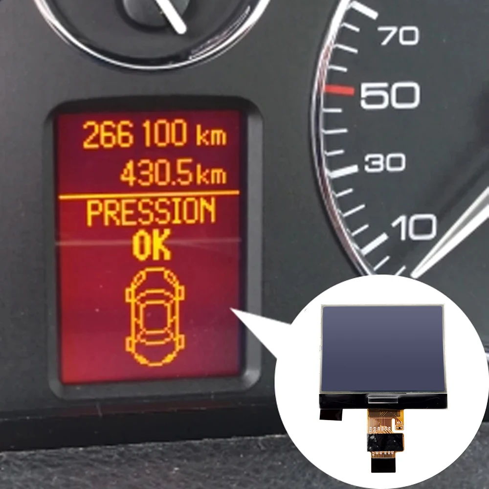 LCD Display for Peugeot 407 407SW 407 Coupe VDO Group Dashboard Instrument Cluster