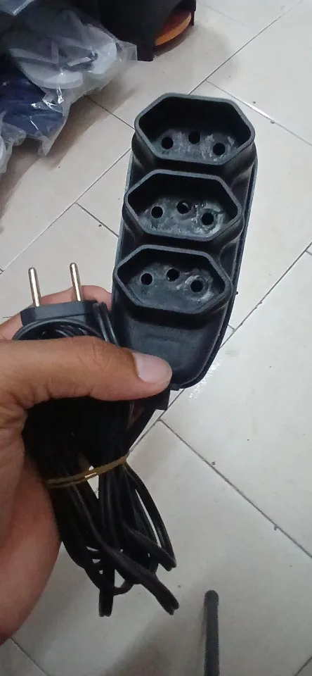 Extensão elétrica 3 Tomadas Compacta Atacado vários tamanhos photo review