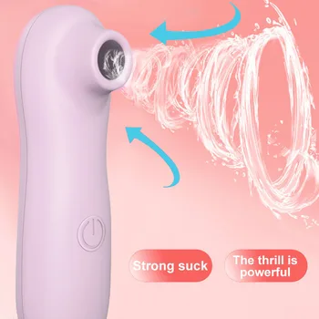 Powerful Clit Nipples Sucker Masturbator for Women Nipples Stimulator Oral Licking Clitoris Sucking Aldult Game Sex Toy Vibrator 2