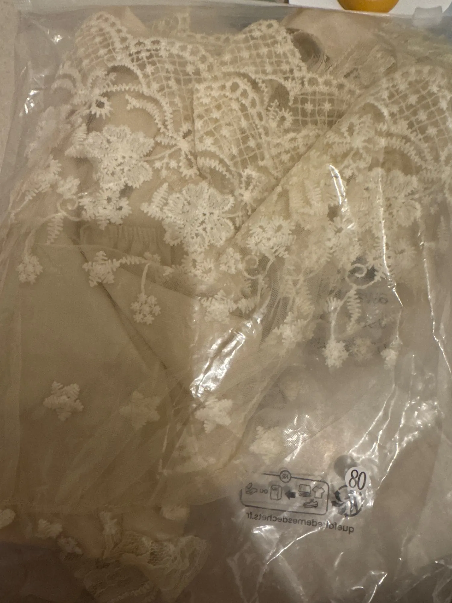 Lioraitiin Off Shoulder Lace Floral Bodysuit photo review