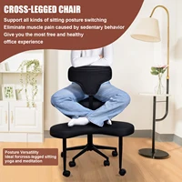 Кресло для медитации Кресло для отдыха с колесами Сиденье с регулируемой высотой и поясничной опорой для взрослых Непоседа и йога — изображение 5