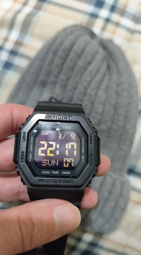 SKMEI 1988 Digital Sport Watch for Men - LED, Waterproof photo review