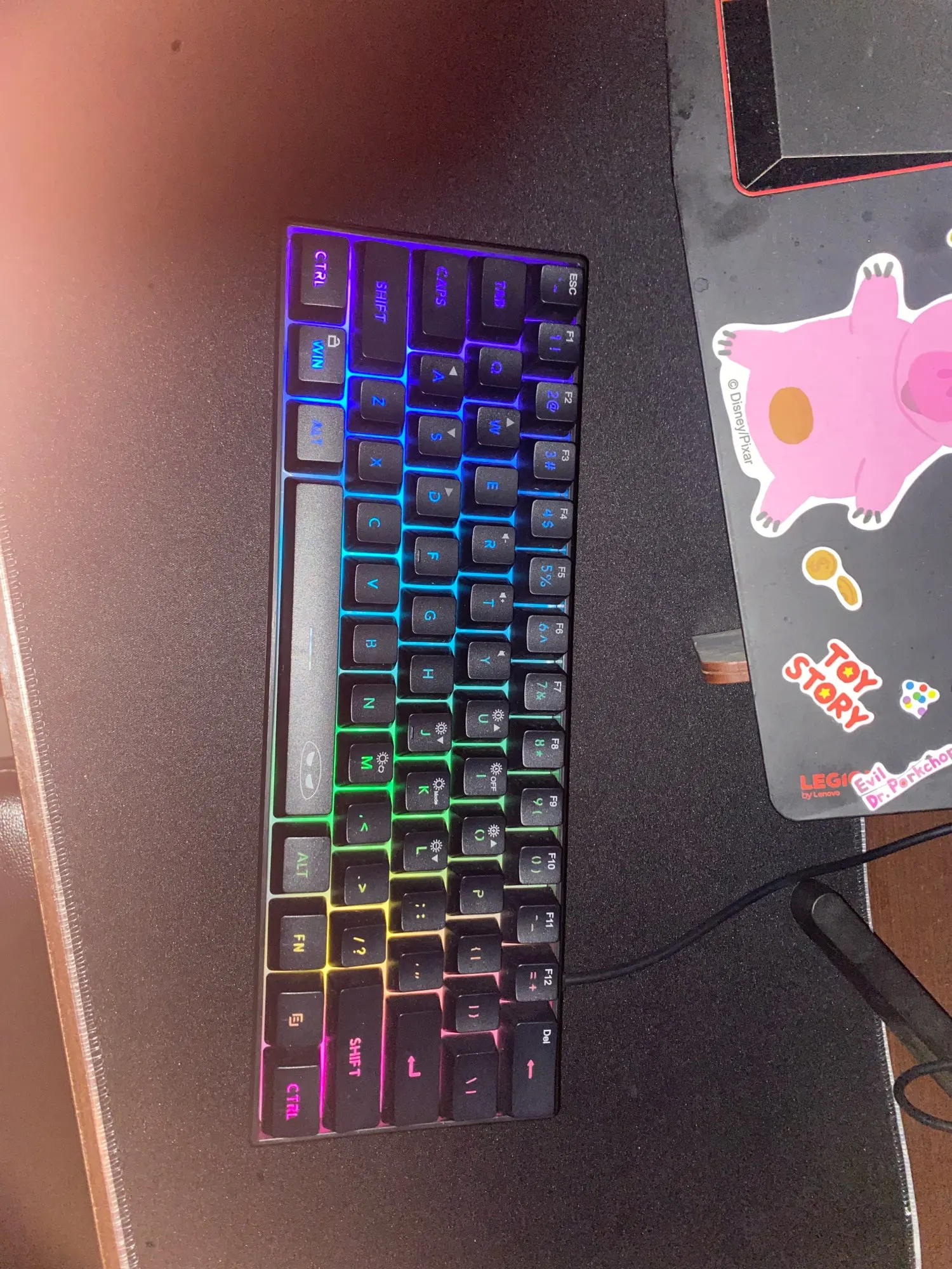 MageGee 61-Key RGB Backlit Compact Gaming Keyboard photo review